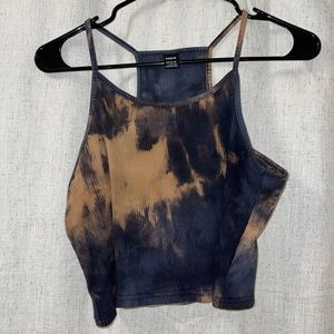 Sheehan cropped tank size large tie dye. Never worn